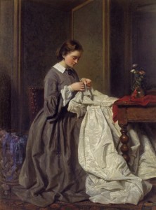 A Victorian dressmaker, much like Alice's mother.