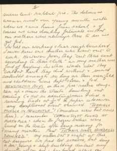 Figure 3 Wilhelmina on this page shows examples of Hackett's observation that working class author's often references their background. It also shows what Gagnier describes as ‘recording lost experiences’ by describing events from memory.