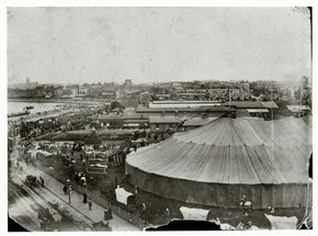 Sander's Circus big top c. 1900 