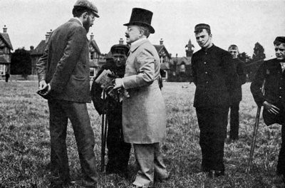 Dr Barnardo visiting a children's home (IMAGE CREDIT)