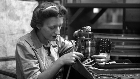 The demands of the war economy meant that old prejudices about what females could and should do were cast aside in the name of patriotism. Available at: http://www.bbc.co.uk/wales/history/sites/themes/periods/ww2_women.shtml