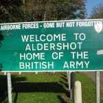 Aldershot still remains 'Home of the British Army' 103 years after Thomas enlisted and moved there.