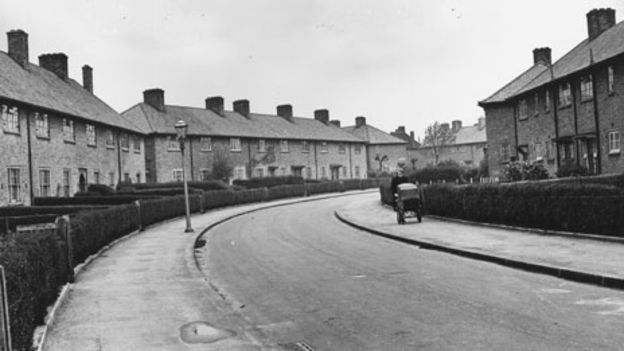 Becon estate in 1950