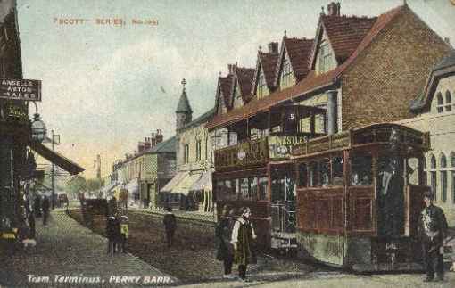 Perry Barr Tram, Birmingham, 1900