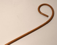 A Victorian cane used for punishing naughty school children.
