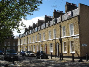 Modern day picture of York Square, Stepney - the housing estate Henrietta grew up on.
