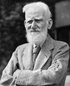 Bernard Shaw, one of Rasul's writing icons