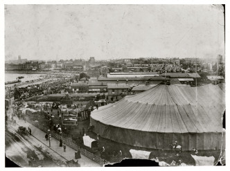 Sanger's Circus big top, c. 1900