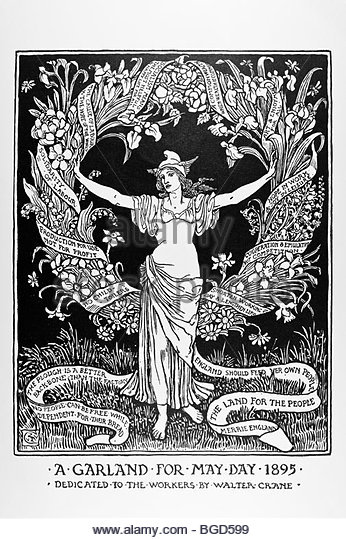 a-garland-for-may-day-1895-cartoons-for-the-cause-walter-crane-bgd599