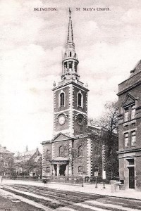 Fig. 1 A Catholic Church in Islington that I believe Lilian Westall attended. 