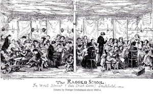 The Ragged School In West Street (late Chick Lane) Smithfield, 1846.