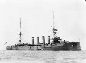 The HMS Hampshire, who when sunk, had Lord Kitchener aboard