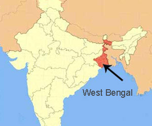location-of-west-bengal