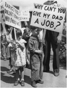 Unemployment affected all ages 